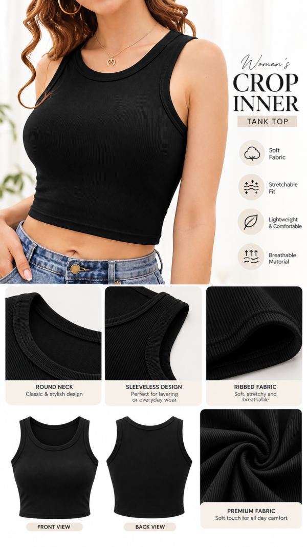 Crop Inner - Karupp Wear